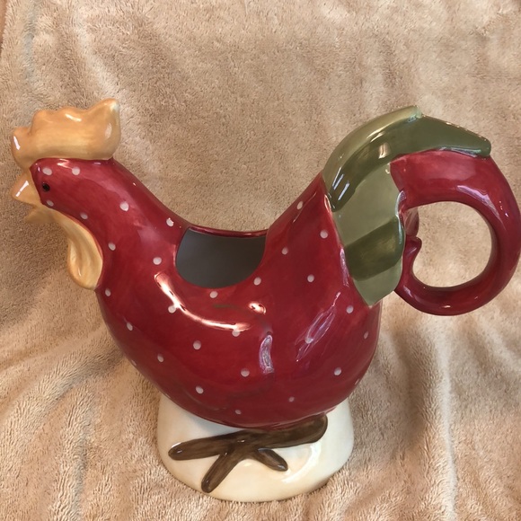 Worcester Rooster Collection Beverage Pitcher 11.5”x9.5” - Picture 2 of 7
